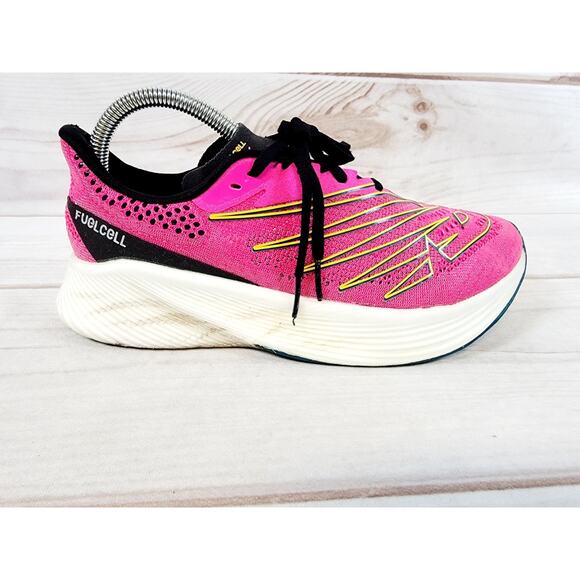 New Balance Womens FuelCell RC Elite V2 WRCELPB2 Pink Running Shoes Sneakers 9 - Picture 7 of 16